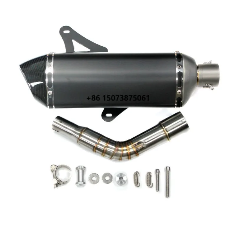 GTS 300 Motorcycle Exhaust Pipe Mullfer Stainless Steel Carbon Fiber