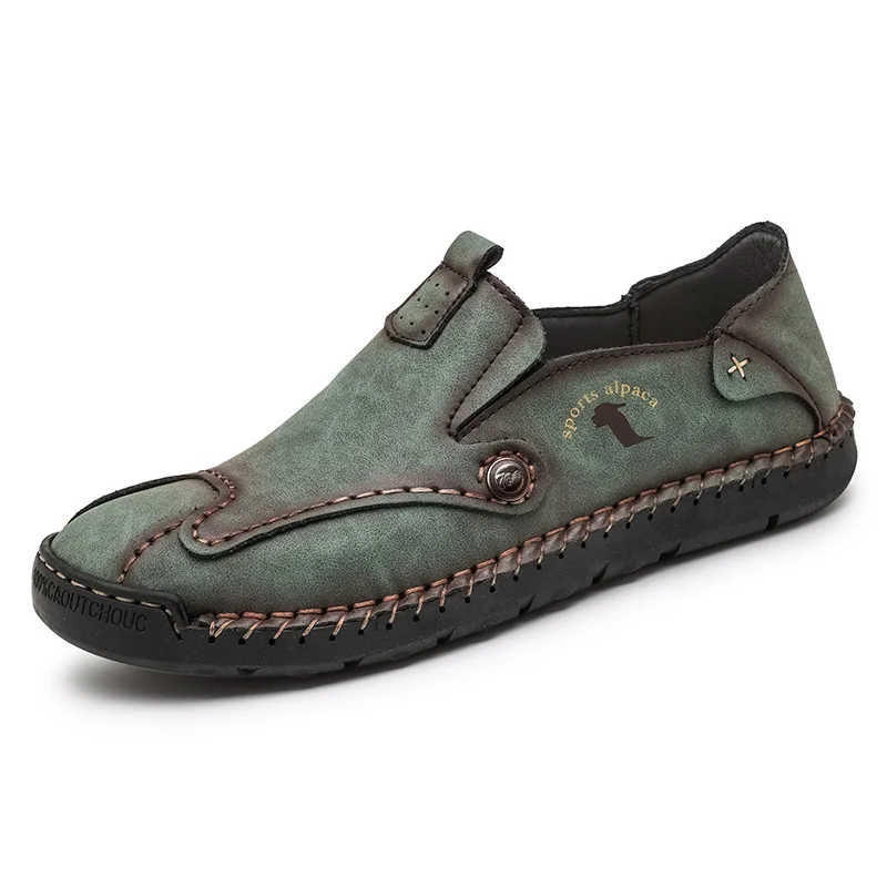 High Quality Brand Men's Genuine Leather Shoes Handmade Soft Soled Men's Casual Shoes Anti Slip New Men's Business Shoes