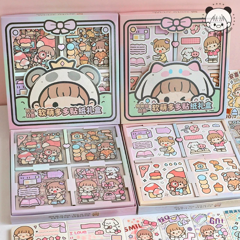 2packs/LOT Duoduo Sauce 72 Changes series cute lovely message sticker