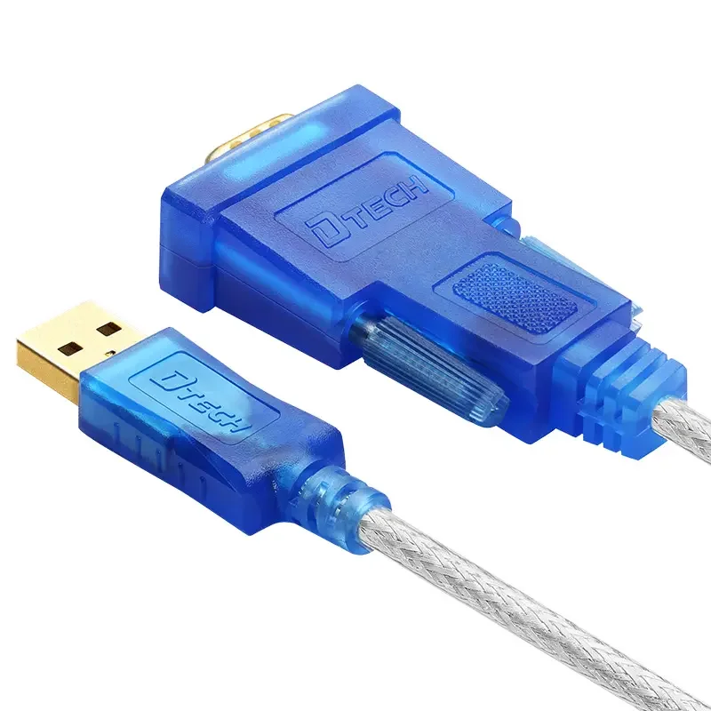 USB to 9 Pin RS232 Adapter Serial Computer Cable 0.5m 1m 1.2m 1.5m 2m USB 2.0 to Serial Braid Cable