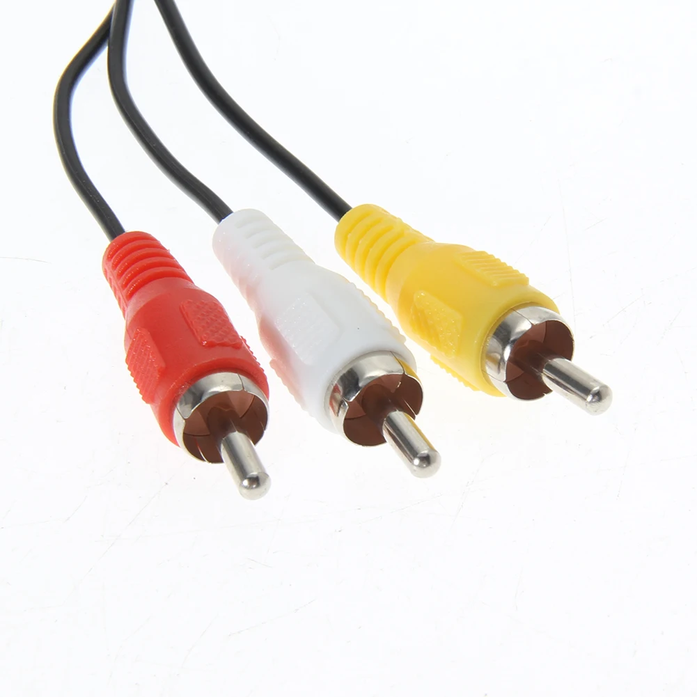 6FT 1.8M オーディオビデオ AV ケーブル - RCA PS2 PS3 PS システム用