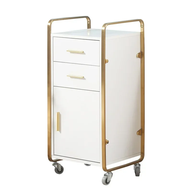 

Beauty salon special tool cabinet with drawer multi-layer rack cabinet trolley ZY-810