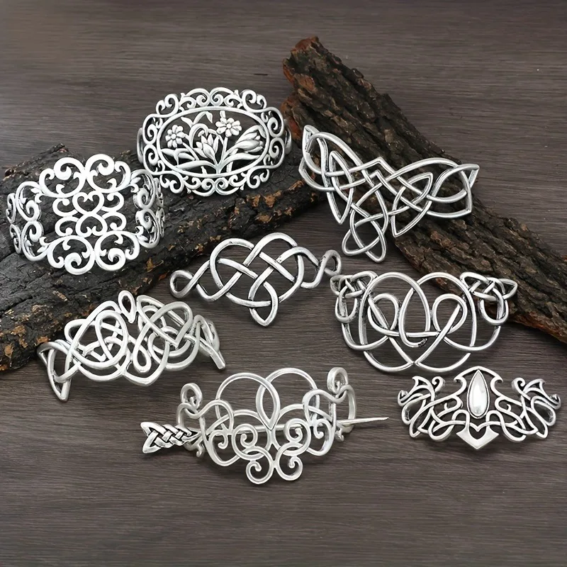 Classical Viking Elegant Retro Women's Styling Braided Hair Fixed Headwear Hairpin Hair Stick Birthday Party Girl Gift