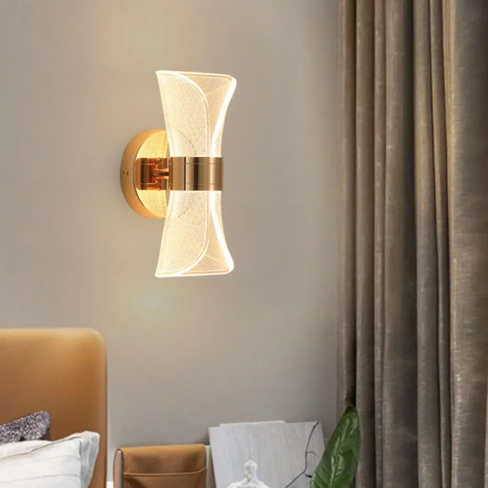 

Modern Luxury Wall Lamp Creative Acrylic Wall Mount Wall Mount Light LED Hanging Bedside Lamp Hotel Living Room