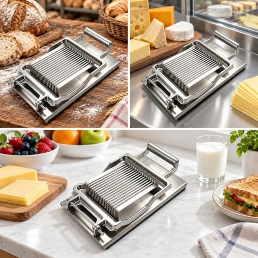 Manual Cheese Slicing with Removable Cut Board Sturdy Manual Cheese Slicing for Commercial Kitchens Home Breakfasts