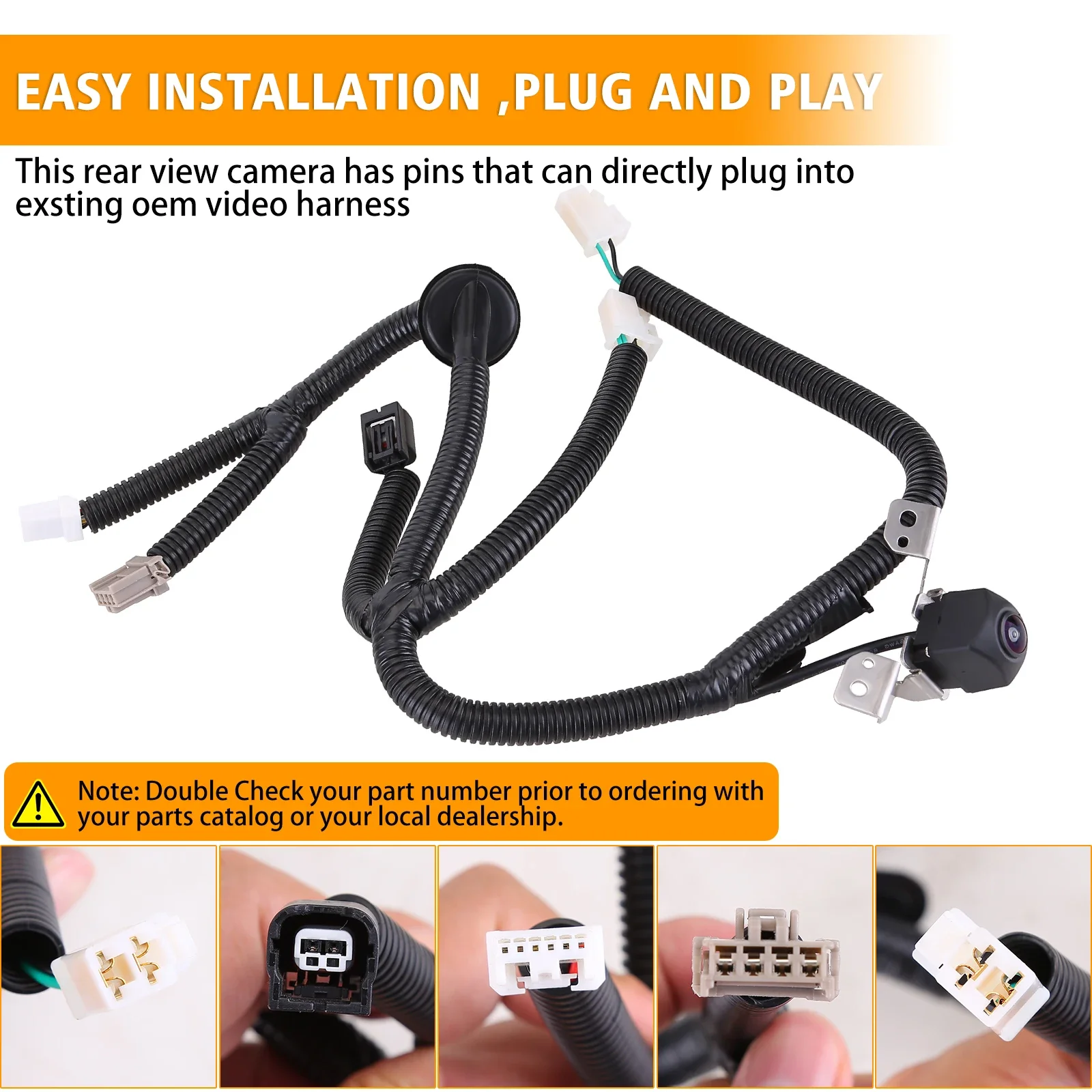 

Подходит для Honda Pilot без широкоугольной камеры заднего вида (2012-2015) 39530SZAA01