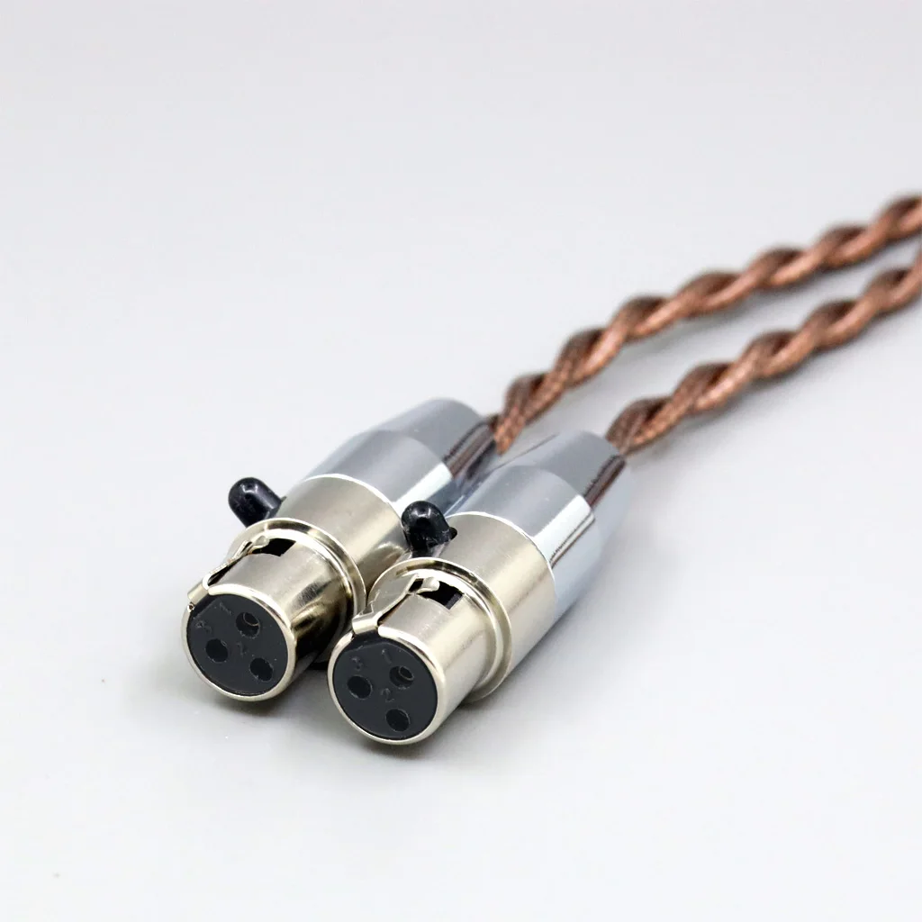 99% 24 Karat Gold 7n reines Silber Graphen Schild Kopfhörer kabel für Abgrund ab phi tc Dual Mini XLR 3 Pin Kopf (amame) ln008538