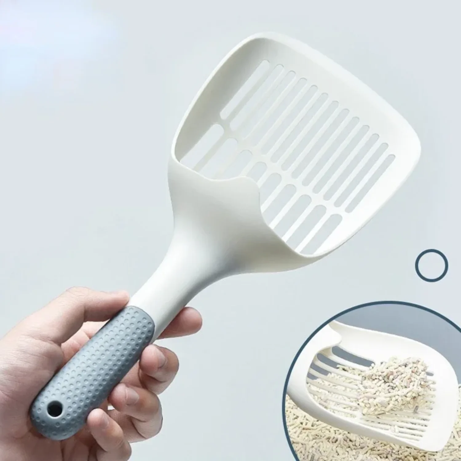 

Cat Litter Scoop Plastic Litter Shovel With Base Self Cleaning Cat Litter Shovel Kitten Toilet Clean Tools Cat Supplies