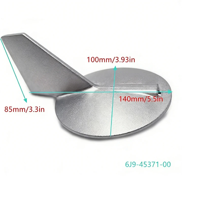 

Анод 6J9-45371-00 для подвесных лодочных моторов Yamaha 115HP 150HP 175HP 200HP, аналог Sierra 18-6035, 6J9-45371-01, 6K1-45371-02