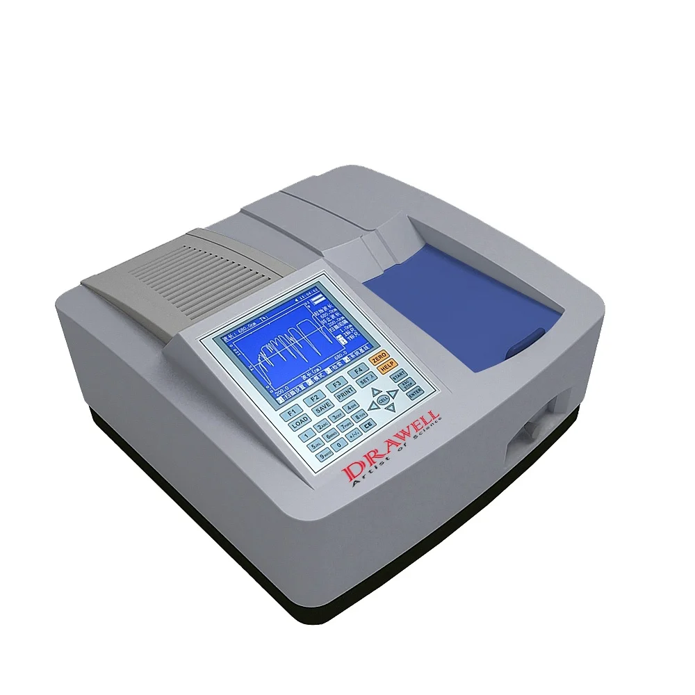 Drawell DU-8600RN Split Beam 190-1100nm UV VIS Scanning Spectrophotometer Lab Spectrophotometer