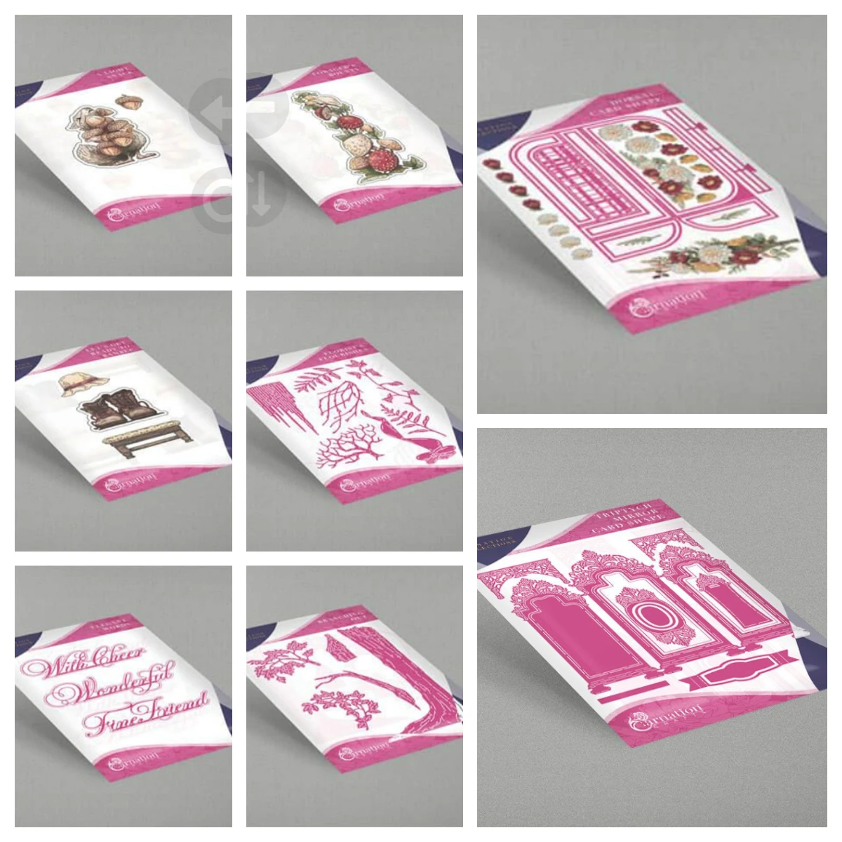 

Rolling Hills Card Shape Die Set Metal Cutting Dies DIY Handmade Scrapbook Album Calendar Embossing Decoration 2025 August New