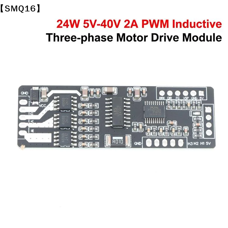 BLDC 24W Motor Driver Board 5-40V 2A Speed Controller With Hall Sensor For Brushless DC Motors Industrial Equipment【SMQ】