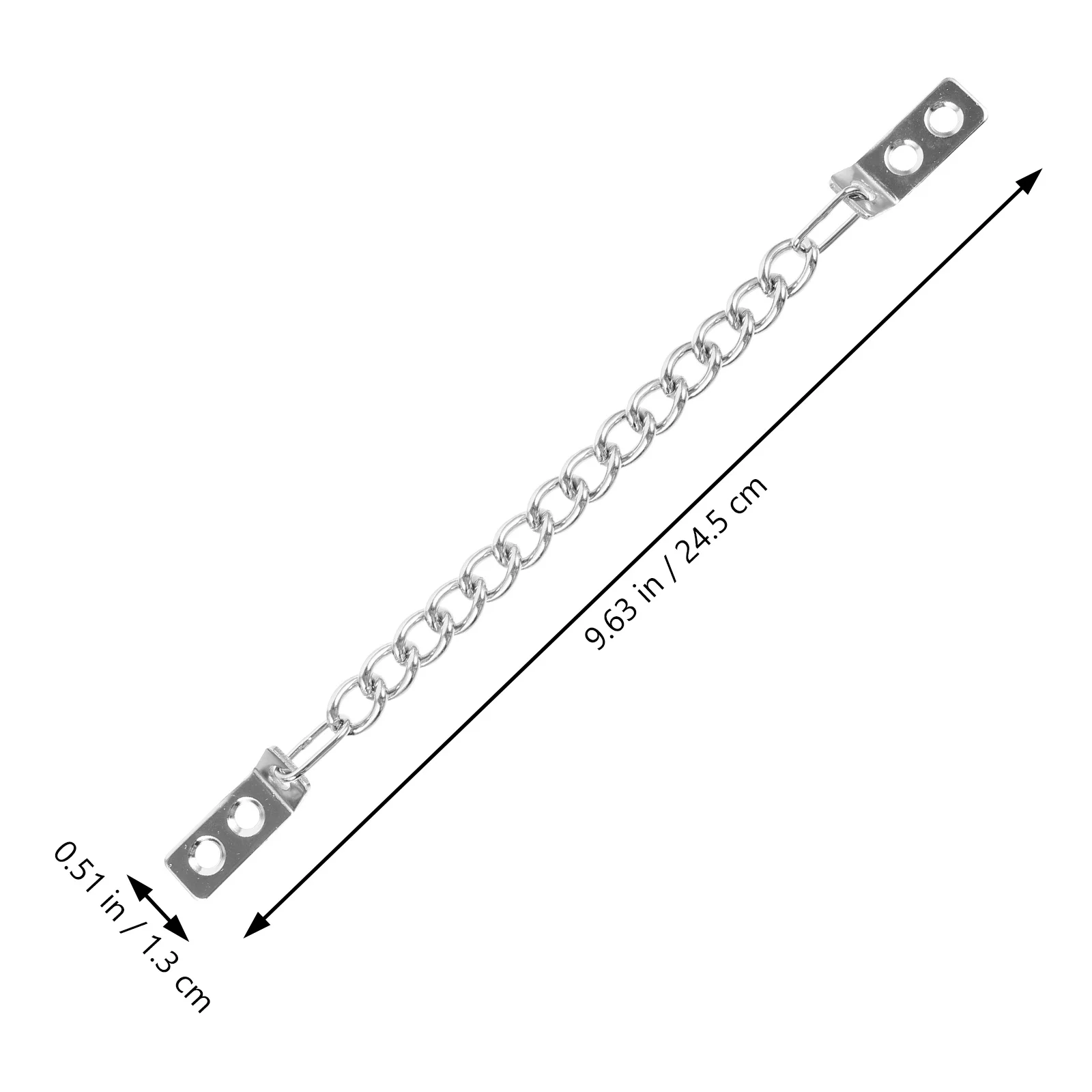 Vorne hängende Sicherheit Metall für Riegel Schranktür Kettenschloss Schranktür hängende Kette stabile Hardware