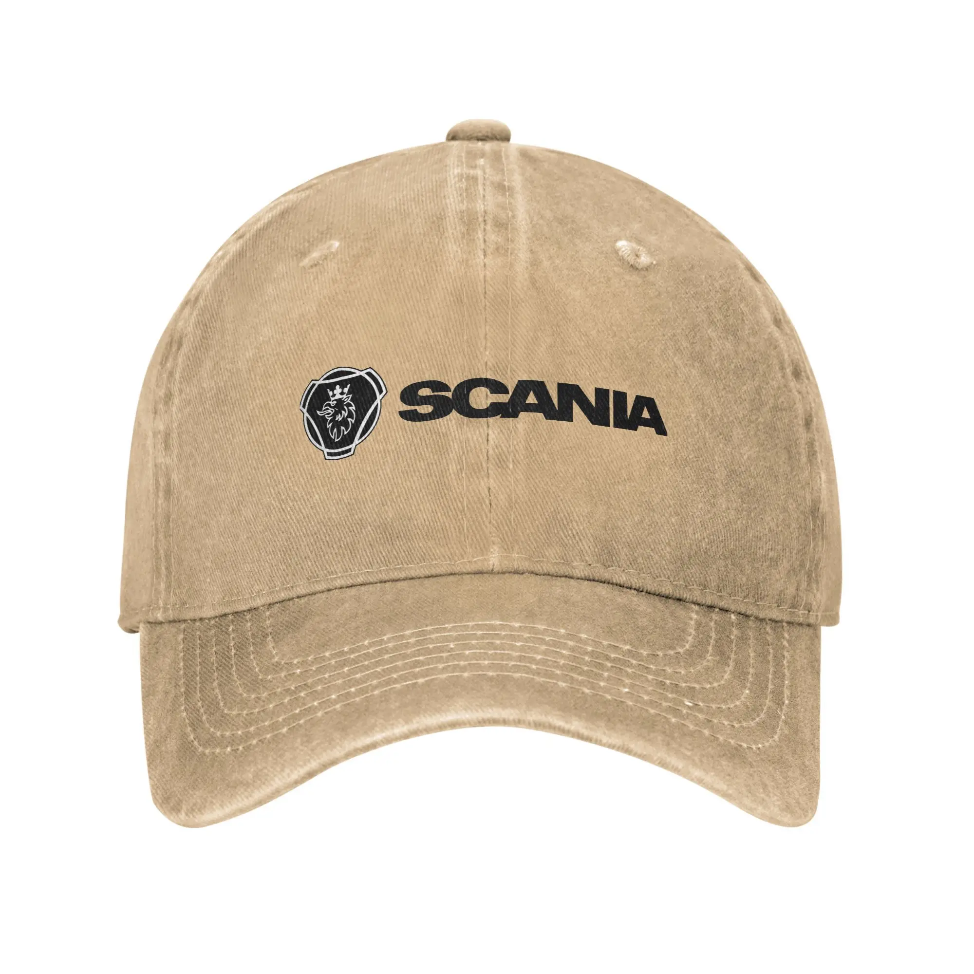 Swedish Saabs Scanias  Baseball Cap Vintage Distressed Washed  Sun Cap Unisex Style Outdoor Summer Unstructured Soft Hats Cap