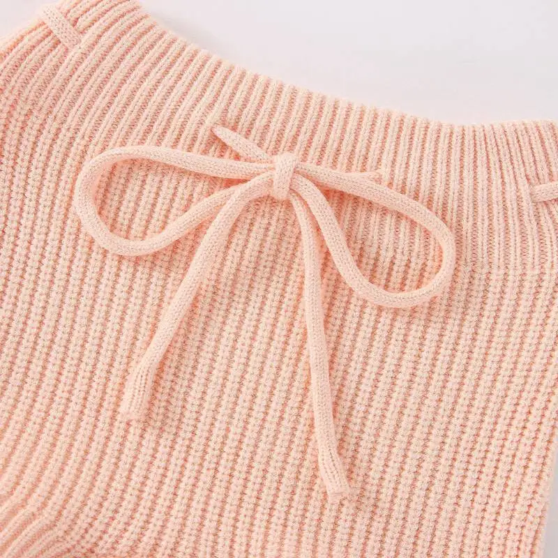 Baby Clothing Knit Baby Shorts Toddler Newborn Infant Baby Boys Girls Solid Color Fall Spring Trousers Bottoms Summer Shorts