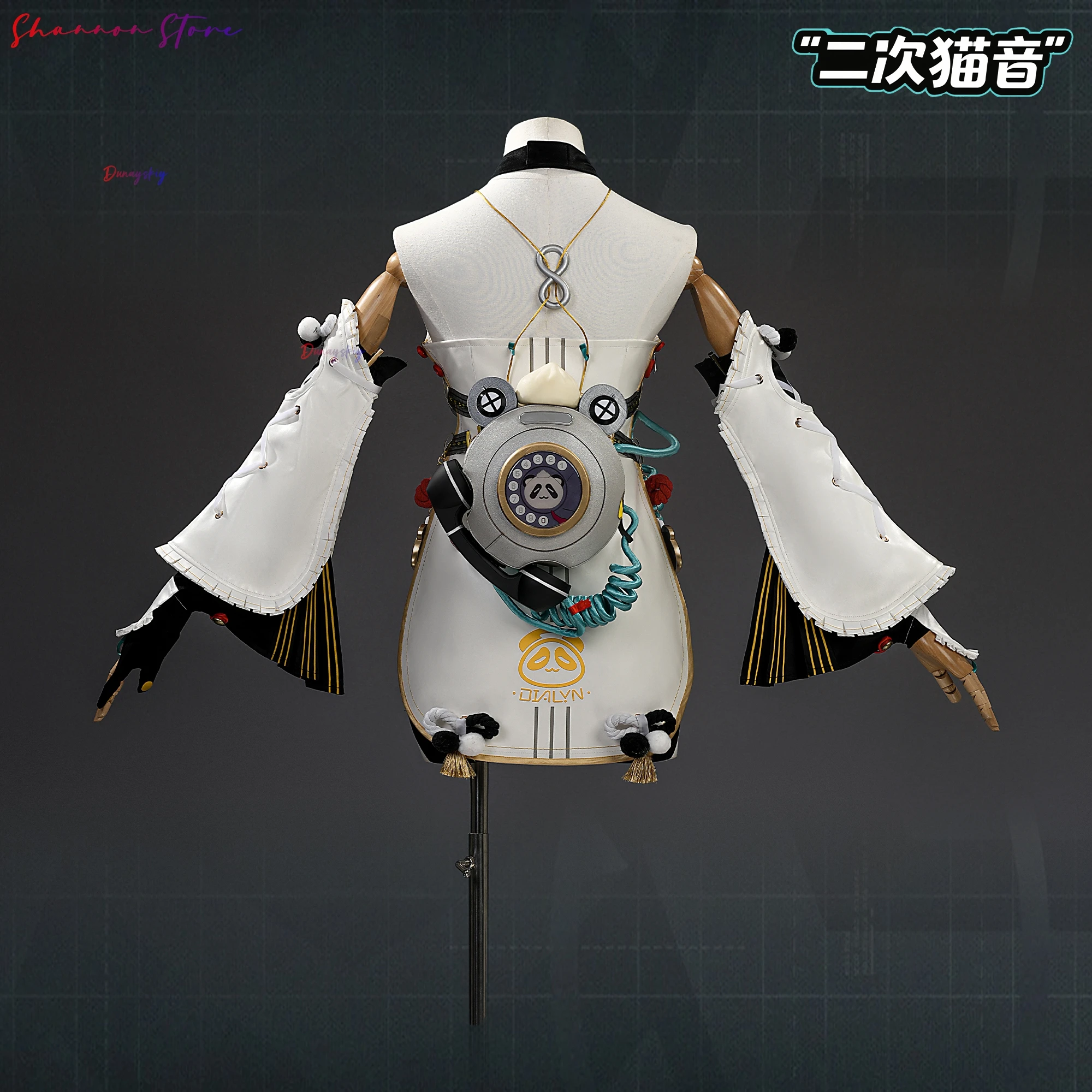 ديالين تأثيري حلي شعر مستعار Zenless منطقة صفر كرامبوس سلطة الامتثال فستان الشعر كوسبفريه للنساء الفتيات عيد الميلاد