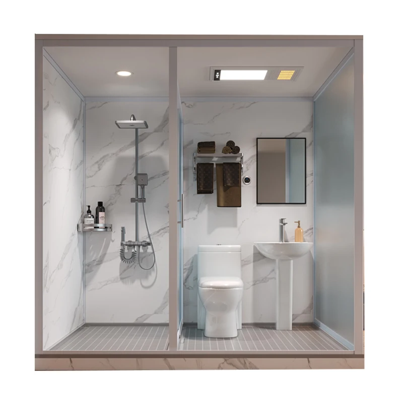 

Integrated shower room Household rural hotel Simple bathroom Tourism camp