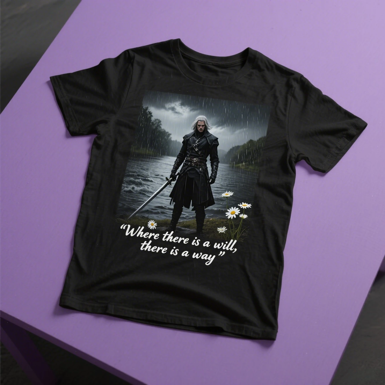 

Demon Hunter Monster Graphic Printing Summer Luxury Brand Cotton Men's and Women's T-Shirts Short Sleeves Street Fashion