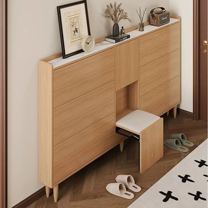 

Storage Mobile Shoe Cabinet Modern Entrance Hall Vertical Slippers Designer Luxury Shoe Shelf Organizer Muebles Home Furniture