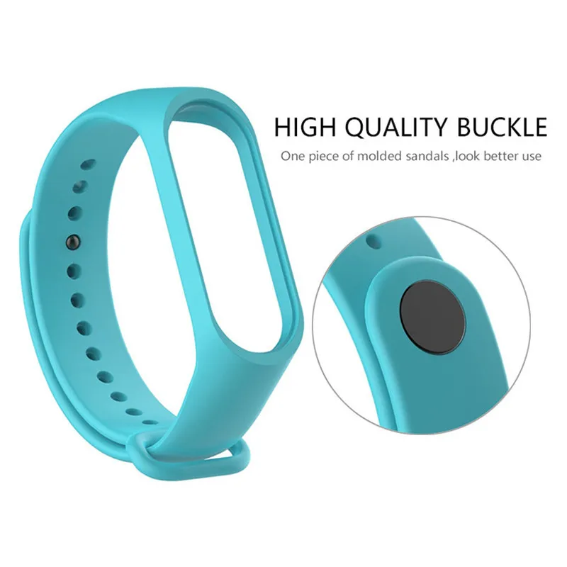 Cinturino per Mi Band 7 6 5 4 3 Bracciale Xiaomi Mi Band 5 4 Cinturino sportivo in silicone per cinturino 7 6 3 Cinturino di ricambio