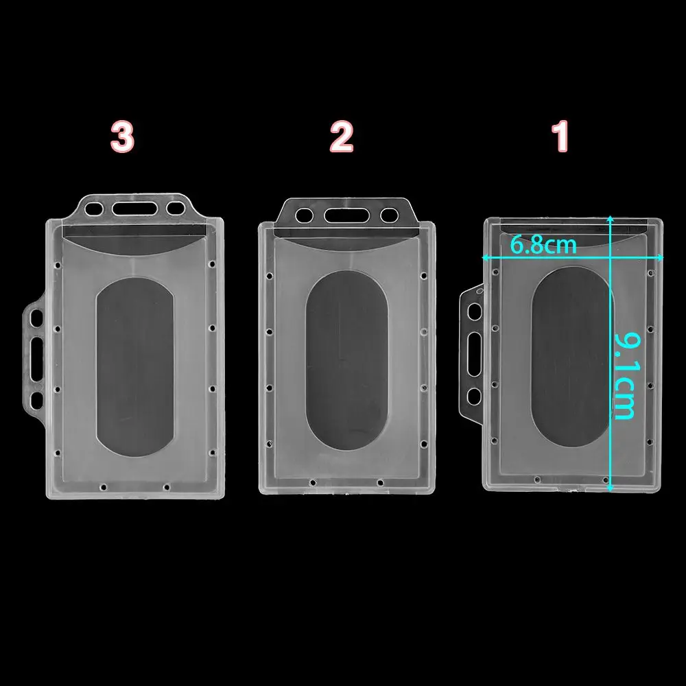 Juste de protection pratique pour carte d'identité de bureau et d'école, étui d'affaires multi-usage, poudres pour carte d'identité, porte-cartes de travail, manchon