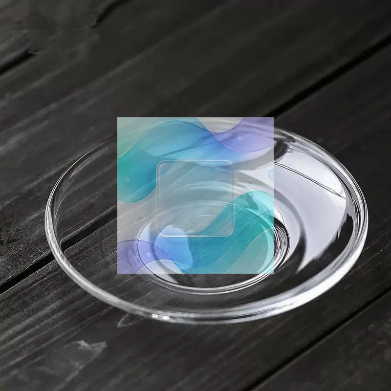 Transparent Reusable Glass Wax Catcher Tray Heat Resistant Candle Drip Protector for Candle Making Lovers
