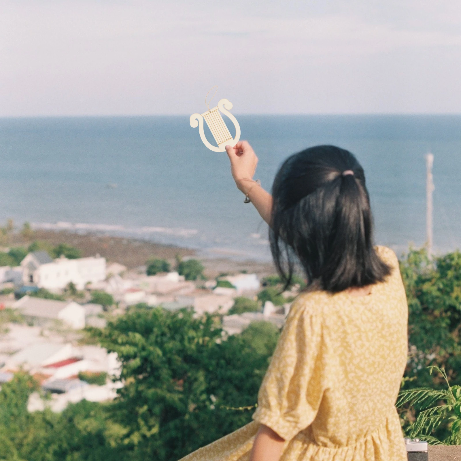 

1Set Musical Instrument Wood Cutouts Blank Unfinished Wood Pieces DIY Craft Supplies Hand Painted Wooden Art Decoration