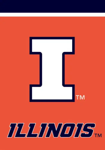 Briarwood Lane - Illinois Fighting Illini NCAA Licensed Garden Flag GFBL-G01088