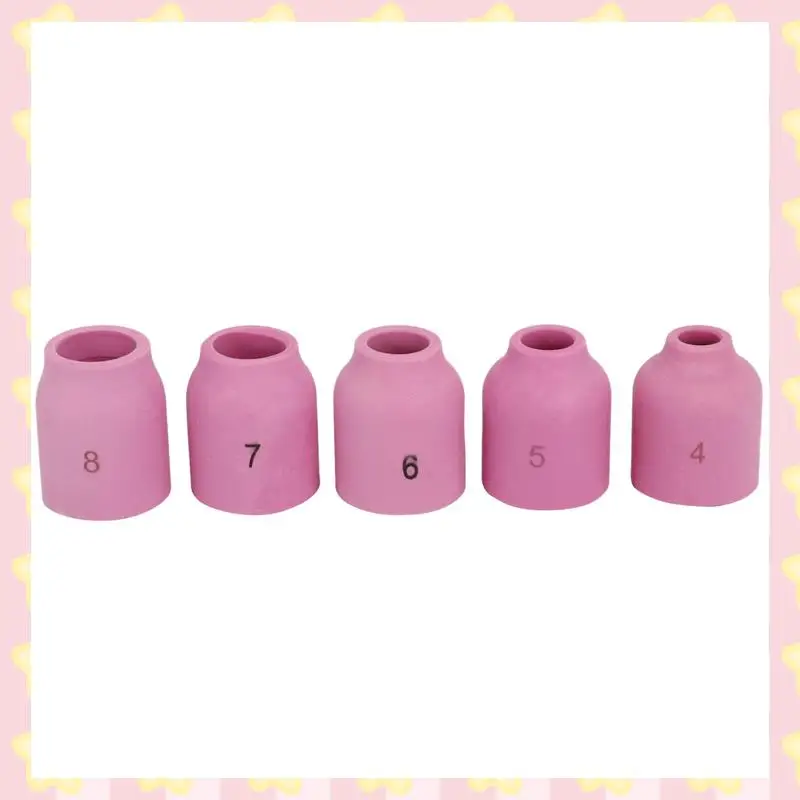 

AB51 4X TIG Welding Torches Stubby Gas Lens Collets Alumina Nozzles Back Cap Kit For SR WP 17 18 26 Series 16Pcs