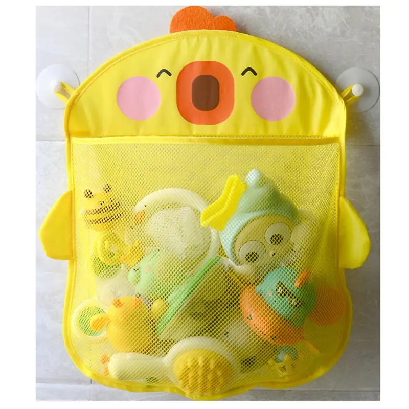 

Storage Mesh Bag Waterproof Duck-shaped Storage Box Convenient Fun Baby Shower Toy Storage Box Bathroom Decoration Best Selling