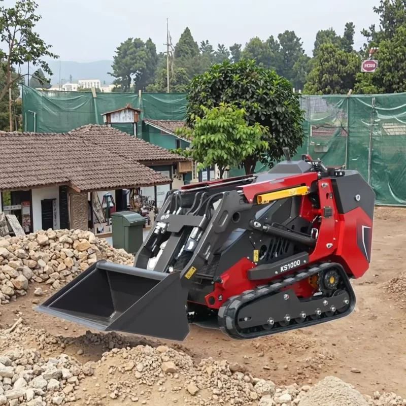 Premium Compact Mini Skid Steer Loader With Excellent Motor Pump For Residential Construction & House Renovation