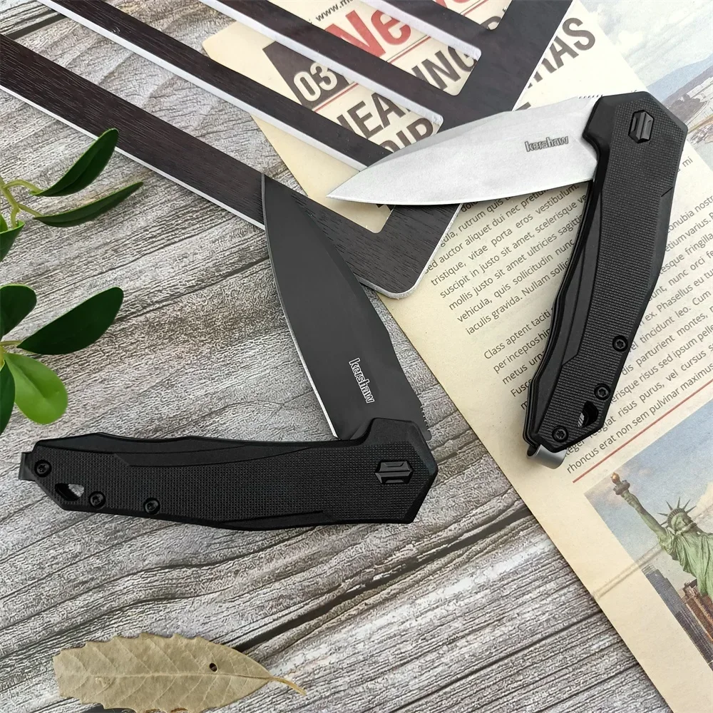 KS 2041 High Quality Folding Pocket Knife D2 Blade Nylon Glass Fiber Handle Outdoor EDC Survival Hunting Camping Hiking Knives