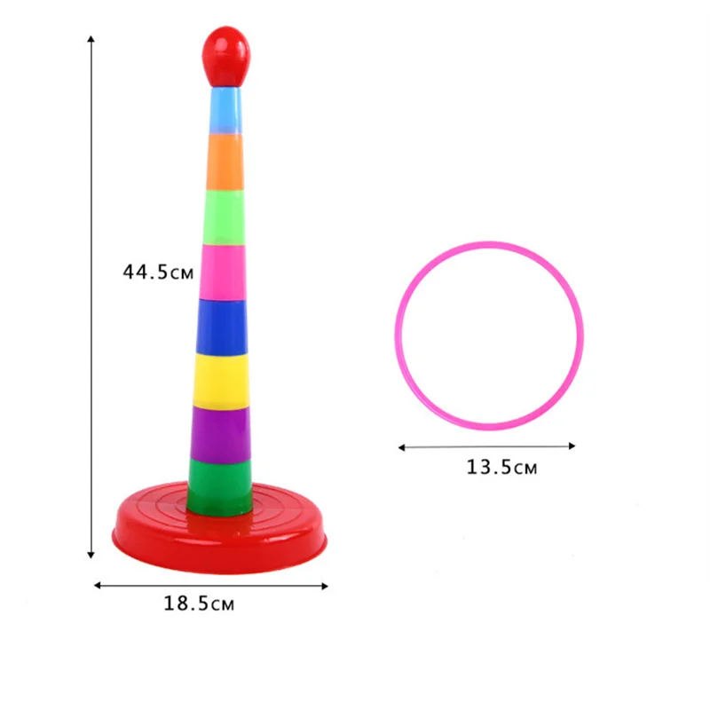 Children\'s Outdoor Sensory Toys Parent-child Interactive Game Creative Stacking Cup Throwing Ring Toy Party Entertainment Games