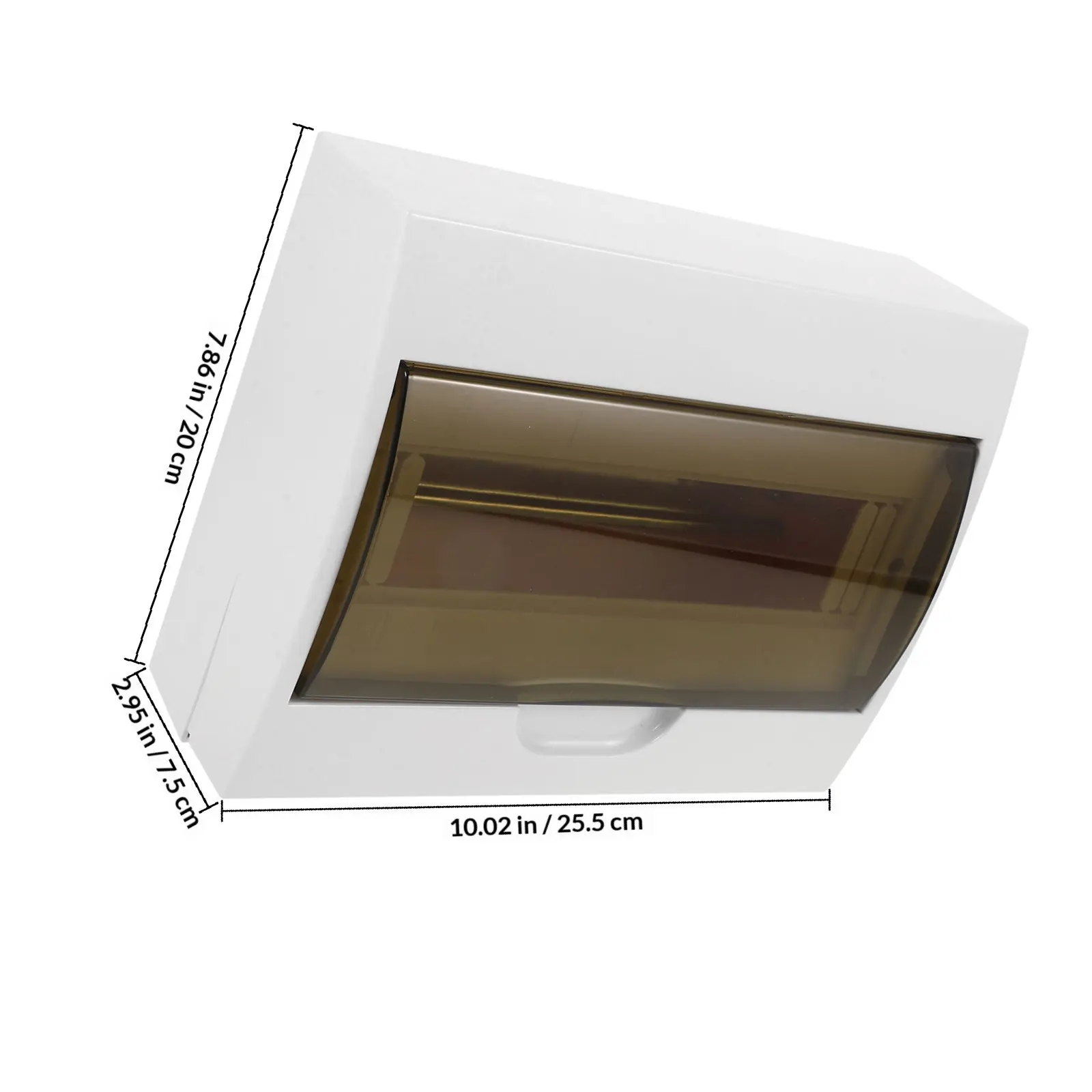 Waterproof Electrical Breaker Box Outdoor ABS Plastic Panel Cover Small Circuit Distribution Protection Box for Power Switch view 2