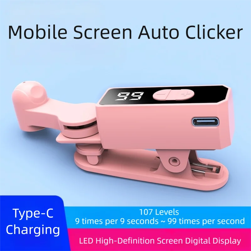 

Устройство для экрана мобильного телефона, скоростной кликер, бесшумный регулируемый автоматический кликер для экрана для прямых трансляций, симулятор кликания пальцев