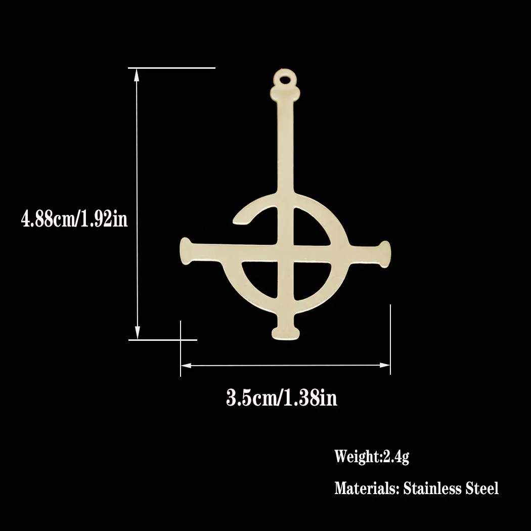 Stainless steel Ghost Rock Band Pendant Accessories Christmas Tree Bracelet Necklace Pendant accessories