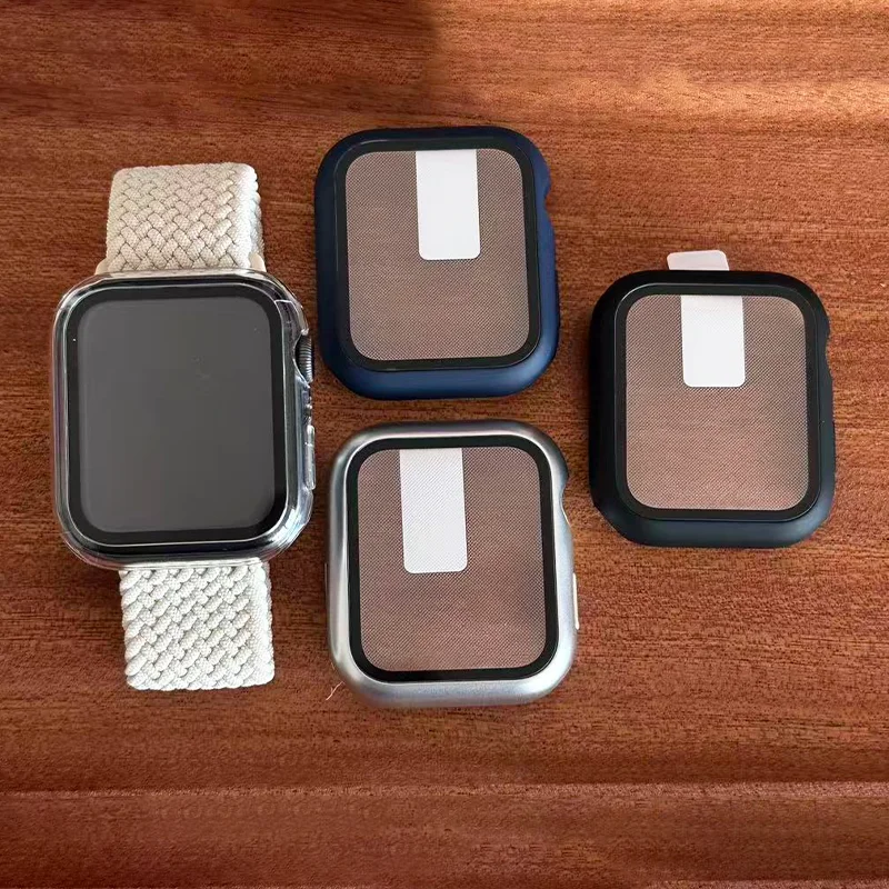 กระจกนิรภัย + ฝาครอบสำหรับแอปเ - Apple Smartwatch Accessories บทวิจารณ์และราคา