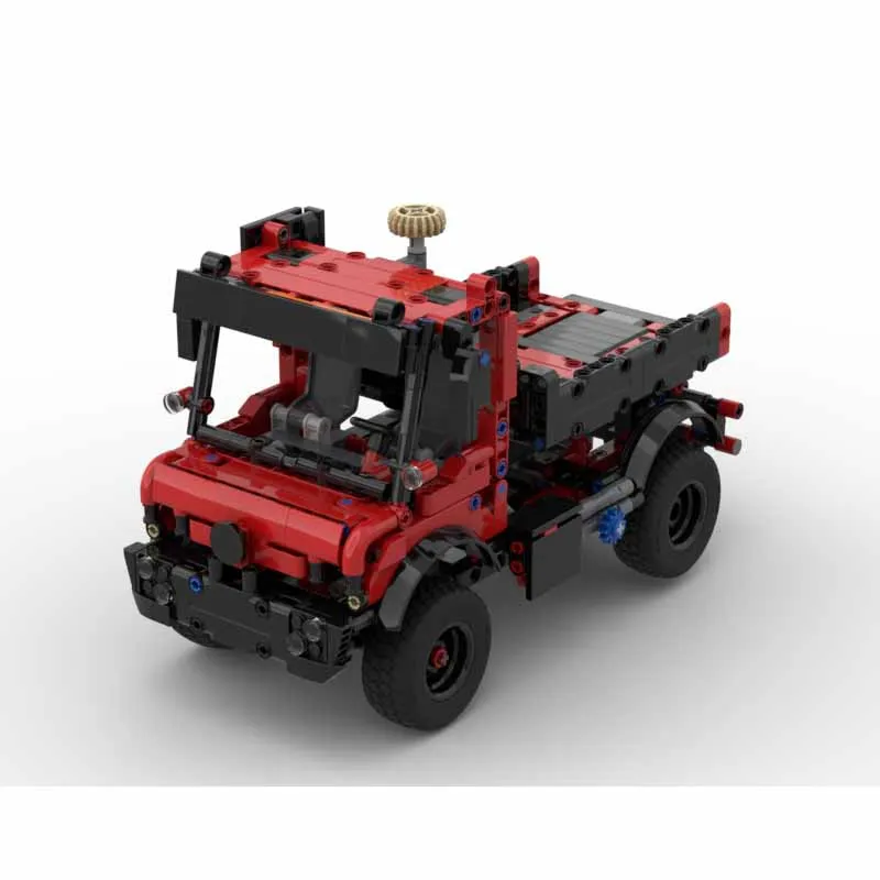 

MOC-242799 New B-Type Cargo Truck Building Block Model, 663 Pieces, Boys' Children's Birthday Building Block Toy Gift