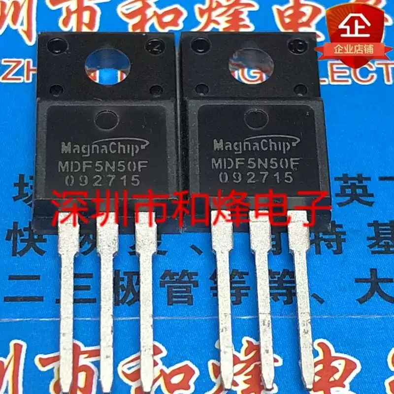 5PCS MDF5N50 MDF5N50F TO 220F MOS field effect tube Trans MOSFET N-CH 500V 4.5A 3-Pin