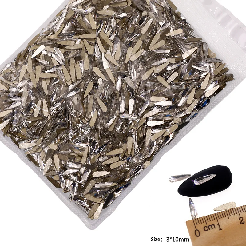 VDD P501-P540 Großhandel 1440 Stück Glas-Kristall-Strasssteine mit flacher Rückseite, Glitzersteine für Nagelkunst, DIY-Bastelarbeiten und Dekoration – Detail 16