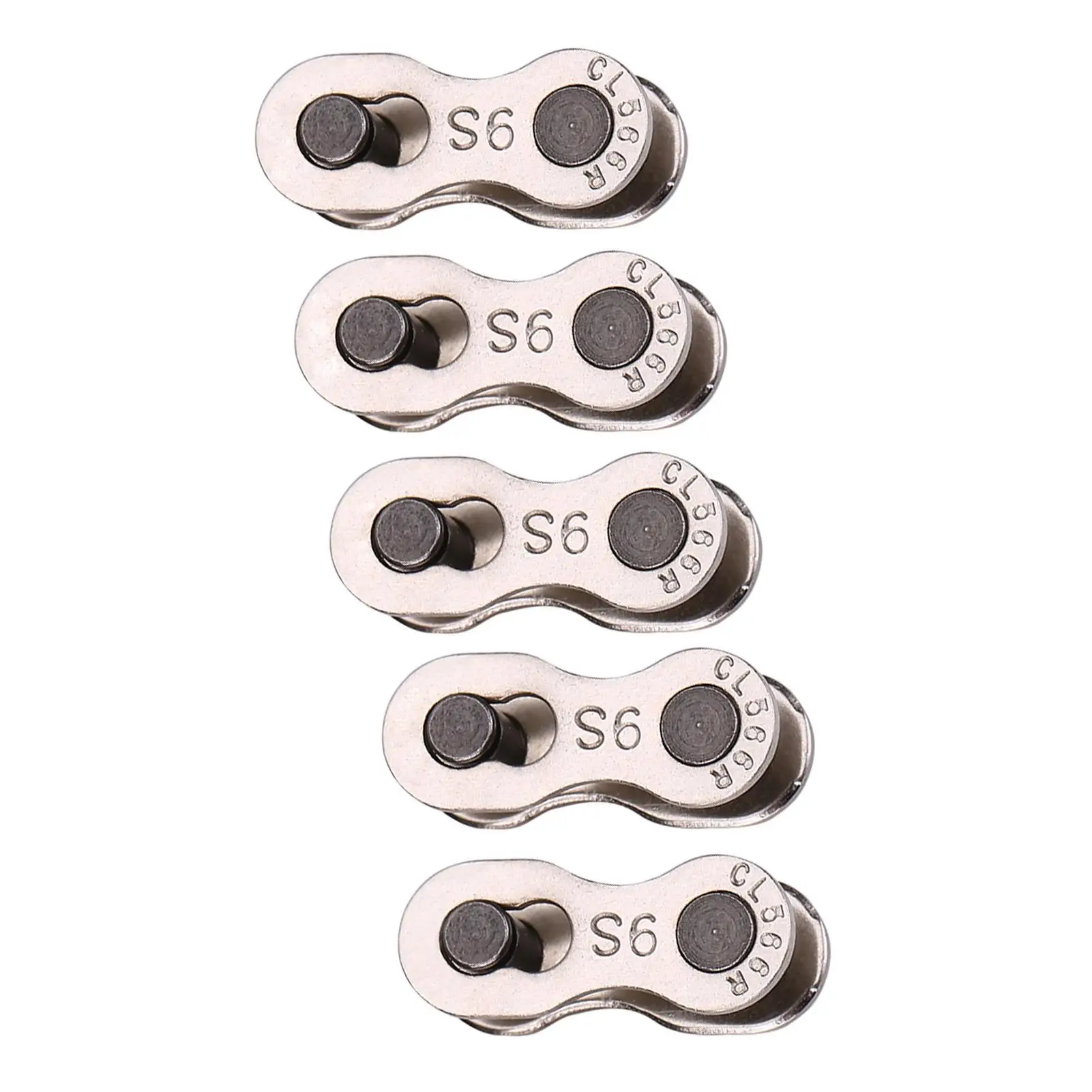 5 Pair Bike Quick Release Chain Connector 8 9 10 Speed Master Link Joint Compatible with Mountain Road Bikes