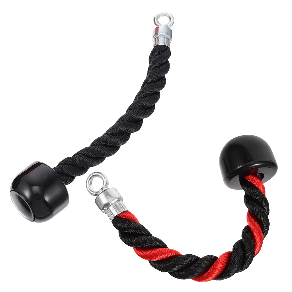 

2 Pcs Pushing Rope Handle Gym Cable Handles Attachments Single End Tpr Accessories Man