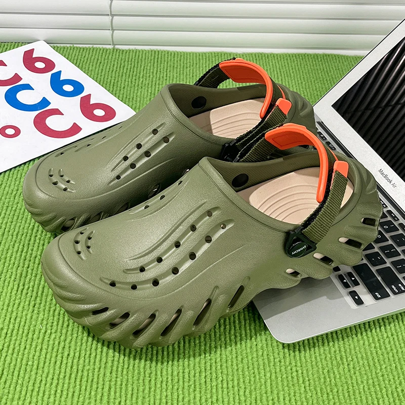 Summer Men Shoes Beach Water Sandals Slipper Garden Shoes Soft Lightweight Non-slip Casual Sports Sandals Men Slipper Shoes