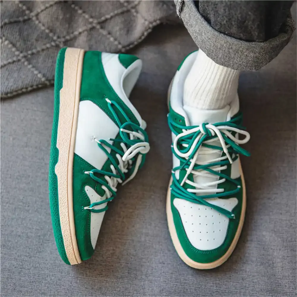 40-41 High Sole Boots Green Vulcanize Street Shoes Men Sneakers 44 Size Sport High-quality What\'s New Gifts Resort Tenids