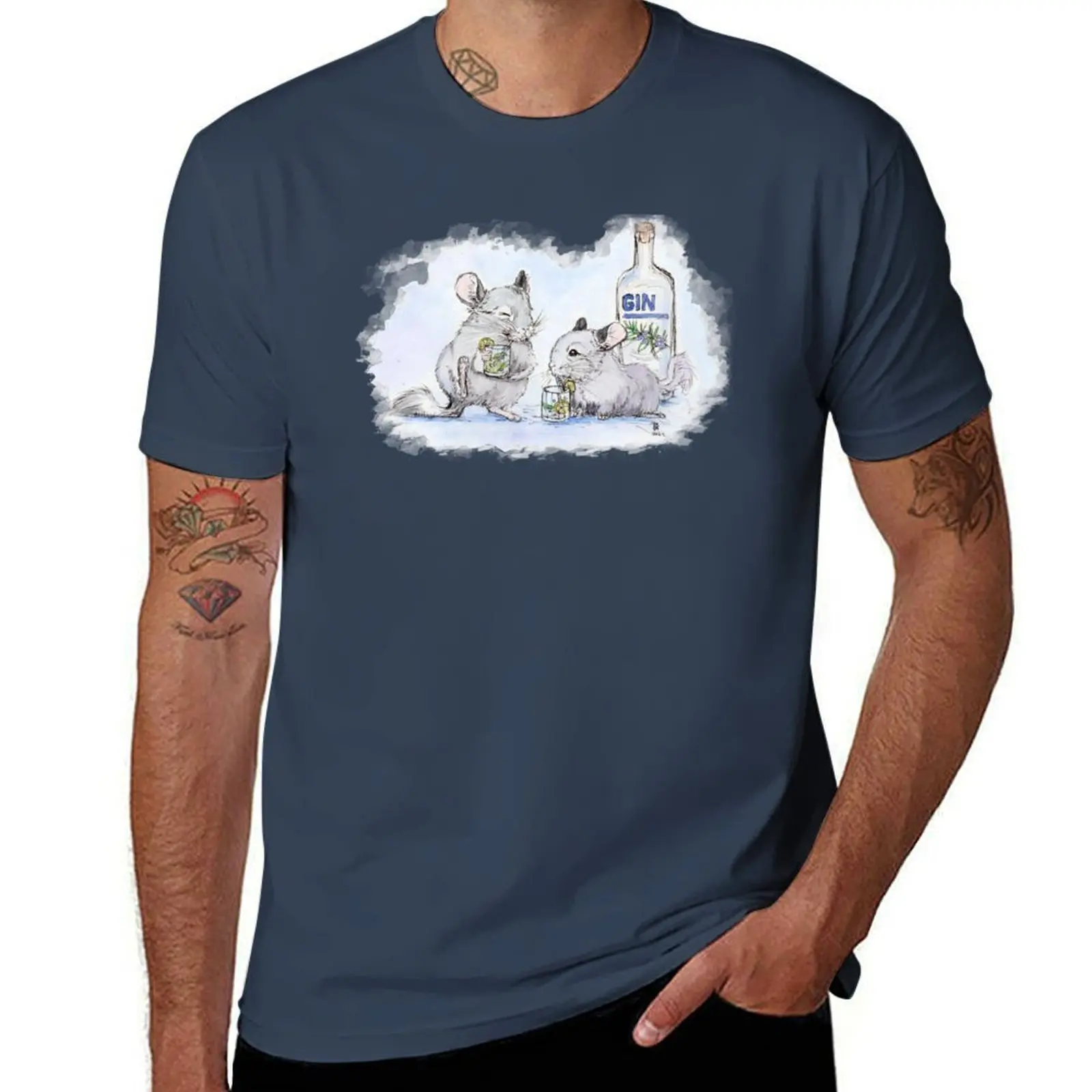 

Gin Chillas T-Shirt Lightweight Cooling Short Sleeve Tee