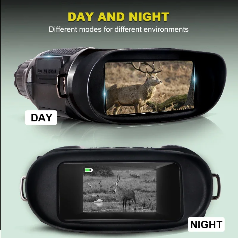 Wifi Hd 1080P ขอบเขตการล่าสัตว์ Night Vision กล้องโทรทรรศน์พร้อมจอแสดงผล LCD