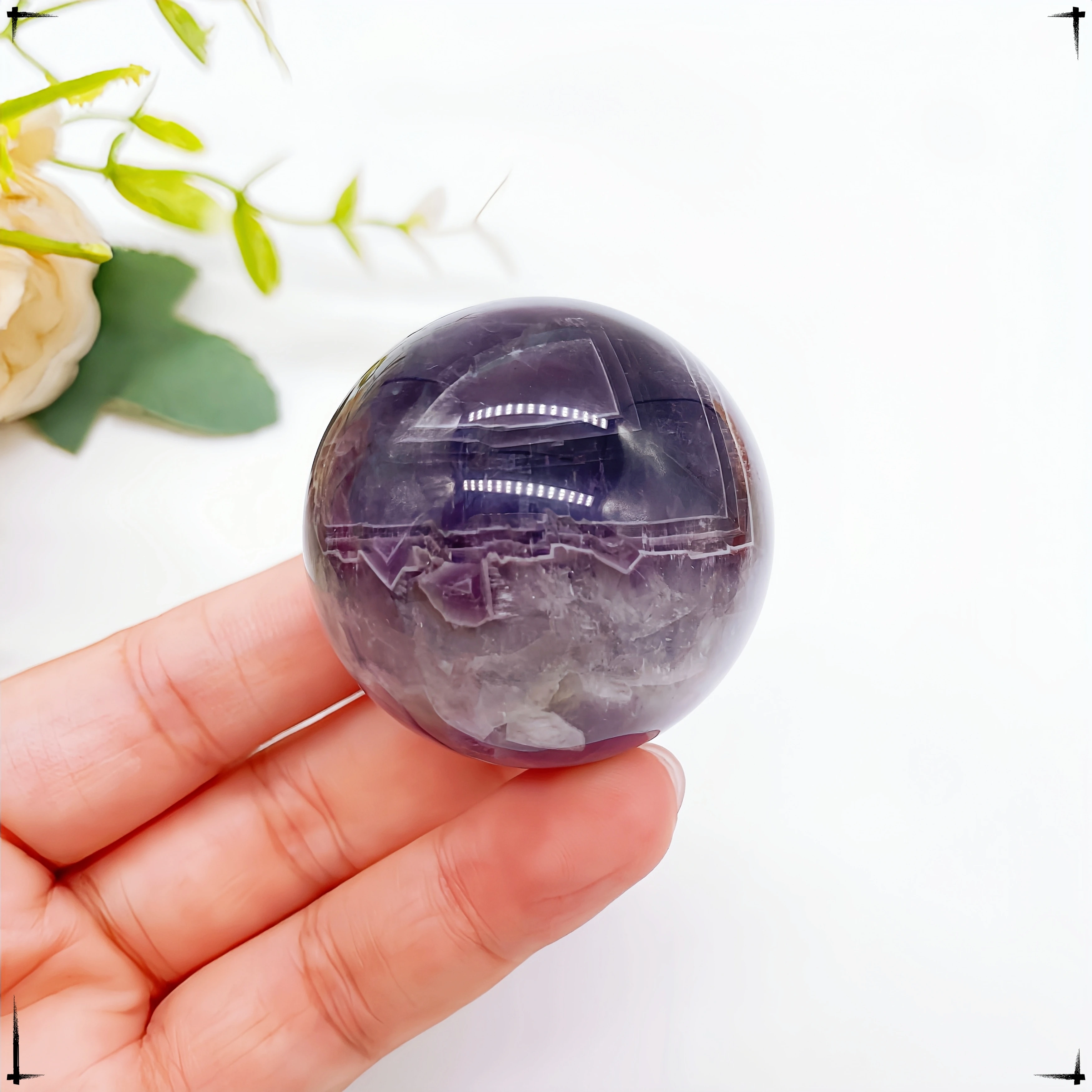 

40mm Natural Stone Sphere Amethyst Tiger Eye Quartz Chakra Yoga Stone Round Balls Ornaments Crystal Quartz Home Decoration Gift