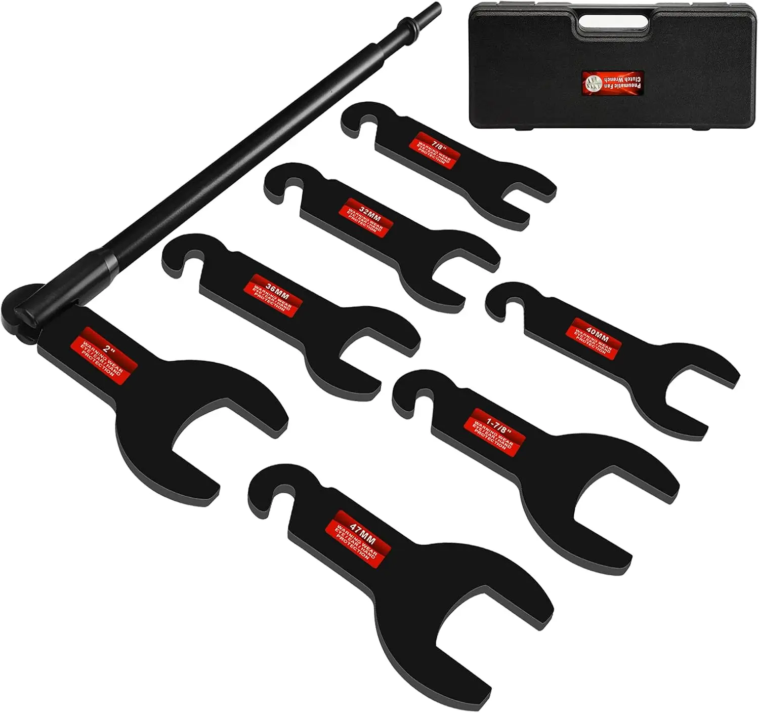 

8PCS Pneumatic Fan Clutch Wrench Kit for Ford, GM, Chrysler, Jeep