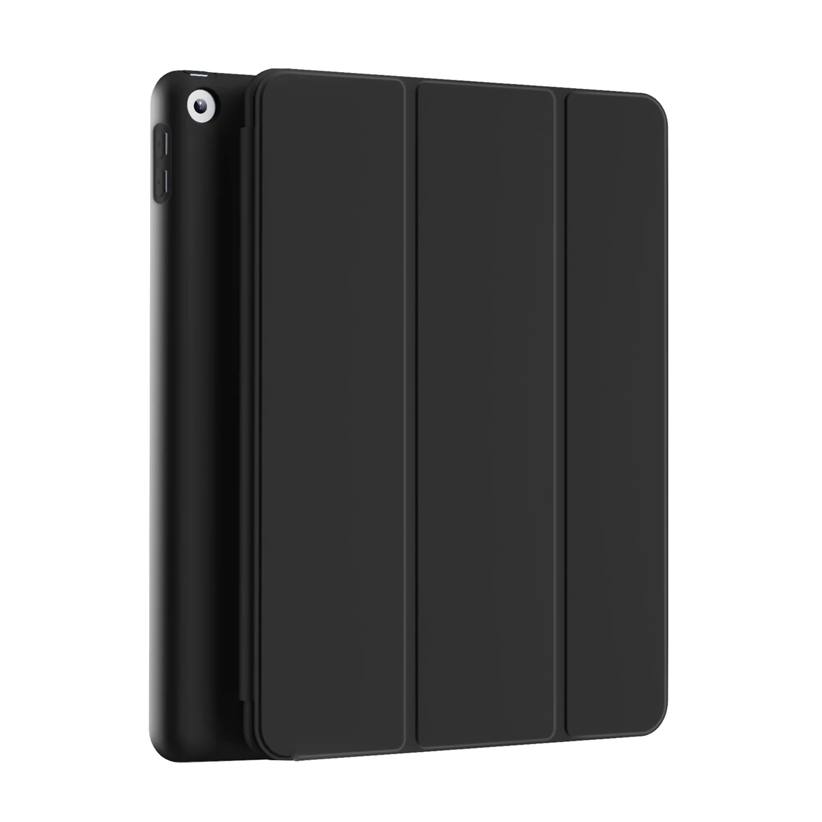 Voor iPad 10.2 2019 2020 2021 7e 8e 9e Generatie Magnetische Flip Smart Cover voor iPad 7 8 9 met Zachte Siliconen Terug Shell
