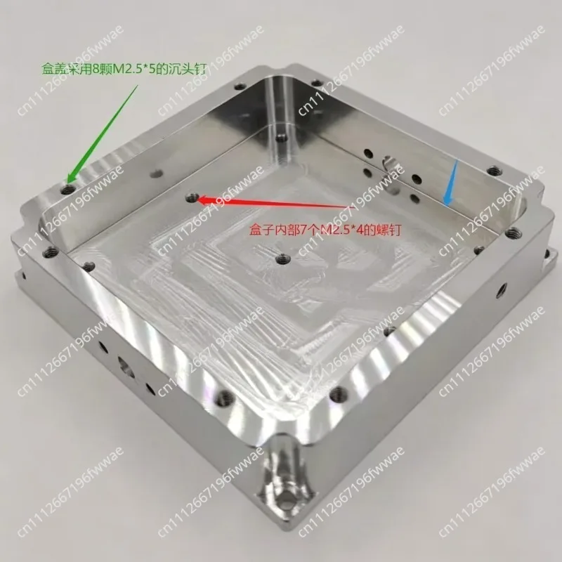 For Metal Box,Aluminum Shell,Shielding Box,Length 70mm,Width 70mm,Height 19mm,Connector,Through-hole Capacitor Power Supply